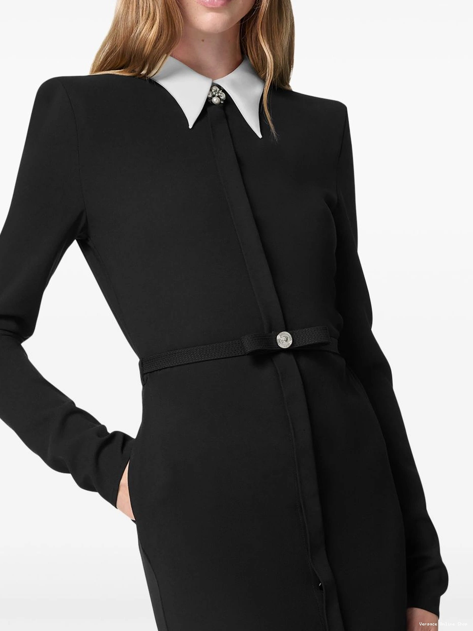 Cheap Versace midi pearl-detailing dress Women 0705